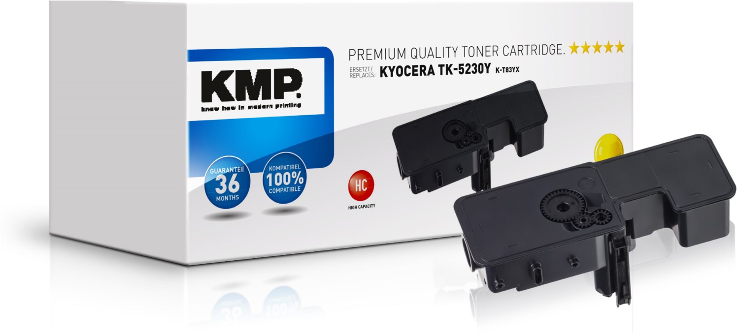 Image of K-T83YX (2.200 S.) Toner ersetzt TK-5230Y (1T02R9ANL0) gelb
