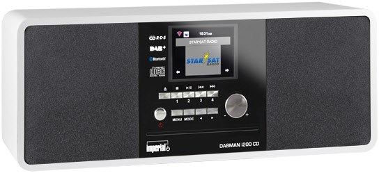 DABMAN i200 CD CD/Radio-System weiß