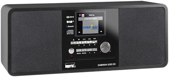 DABMAN i200 CD CD/Radio-System schwarz
