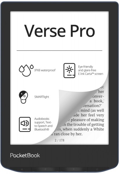 Verse Pro E-Book Reader azure