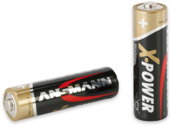 Alkaline X-Power 2er Blister Batterie schwarz