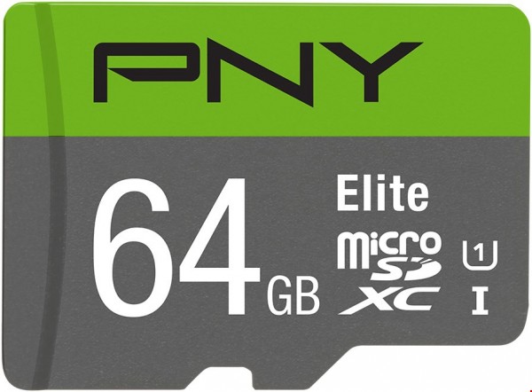 microSDXC Elite Class 10 U1 (64GB) Speicherkarte mit Adapter