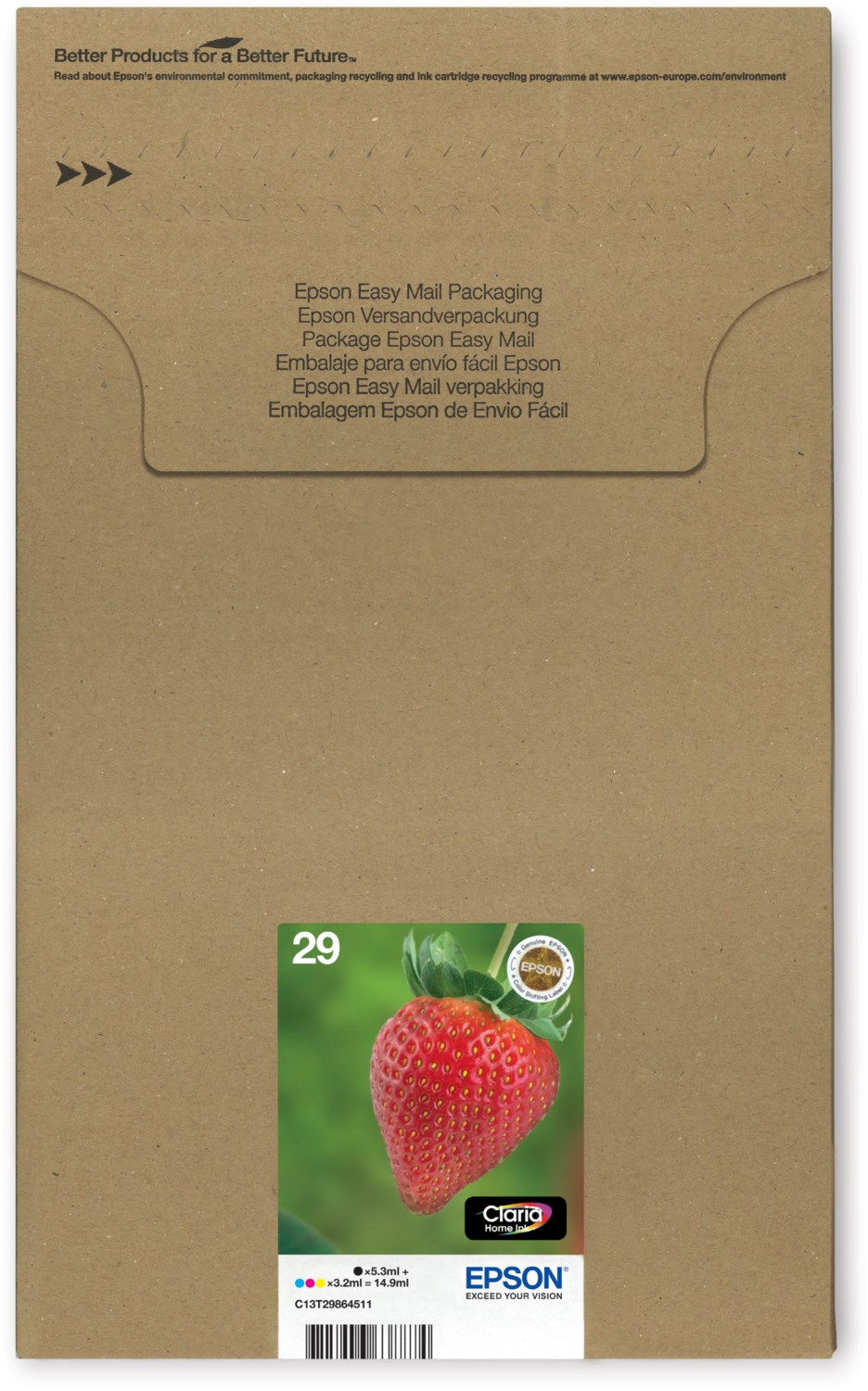 29 Claria Home Multipack EasyMail Tinte  4-farbig