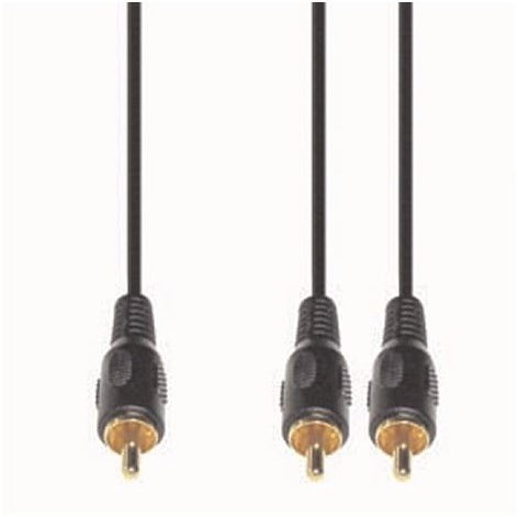 B 1 Subwoofer-Kabel (2,5m) Cinchkabel