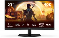 C27G42E 69 cm (27") Gaming Monitor schwarz/rot, Widescreen Full HD (1920x1080), 0,5 ms Reaktionszeit, gebogen
