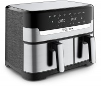 EY90JDE Dual Easy Fry & Grill Heißluft-Fritteuse edelstahl
