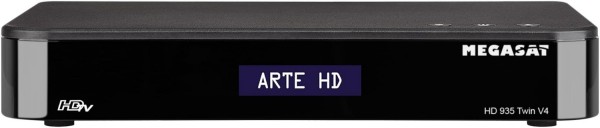 HD 935 Twin V4 HDTV Twin Sat-Receiver schwarz