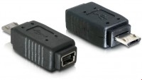 USB Micro-B St. > mini USB 5pin Bu.