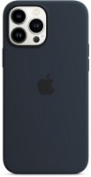 Silikon Case mit MagSafe für iPhone 13 Pro Max abyssblau