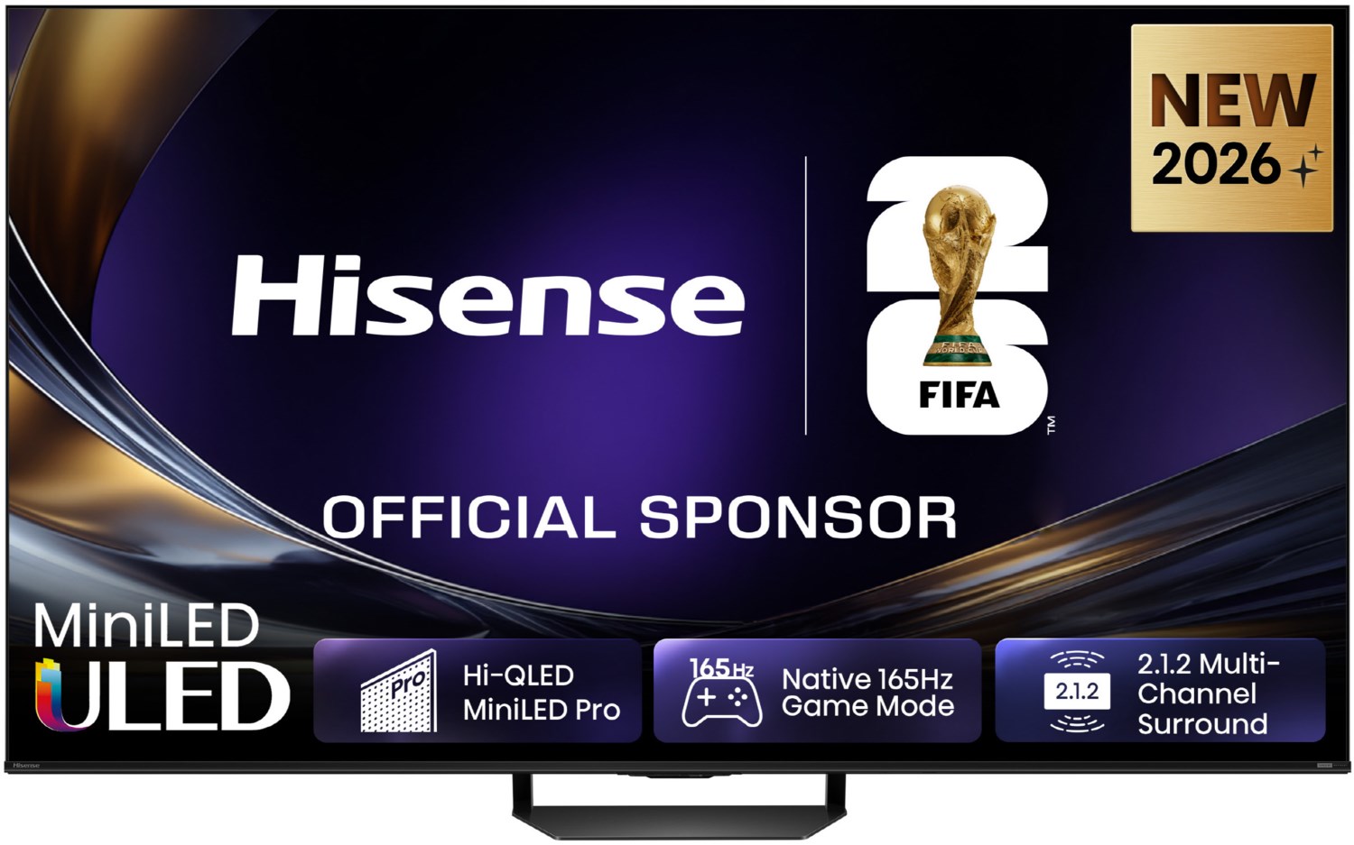 55U7DS Pro 139 cm (55") Hi-QLED MiniLED-TV anthrazit