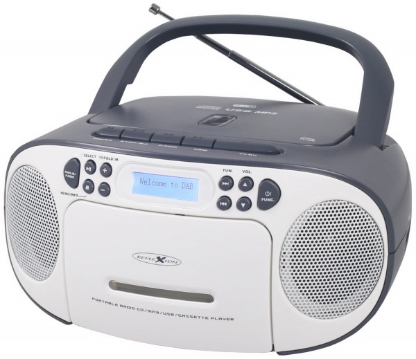 RCR2260DAB CD/Radio-System weiß/grau