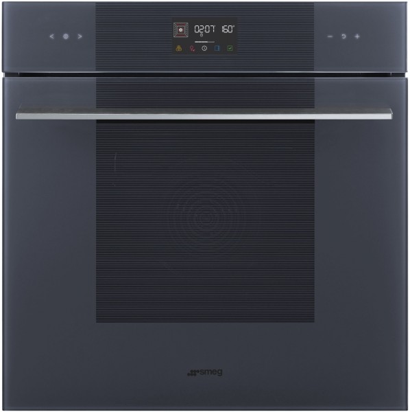 SOP6102TG Einbaubackofen neptune grey, 68 l, Pizza-Stufe, schnelles Vorheizen, Hefeteig-Gärstufe, pyrolytische Selbstreinigung, 59,7 cm breit, A+