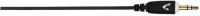 3,5-mm-Klinken-Stecker/St. (1,2m) schwarz