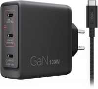 Triple USB-C GaN AC Adapter (100W) schwarz