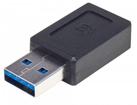 USB 3.1 Gen 2 St. > USB Type-C Bu. Adapter schwarz