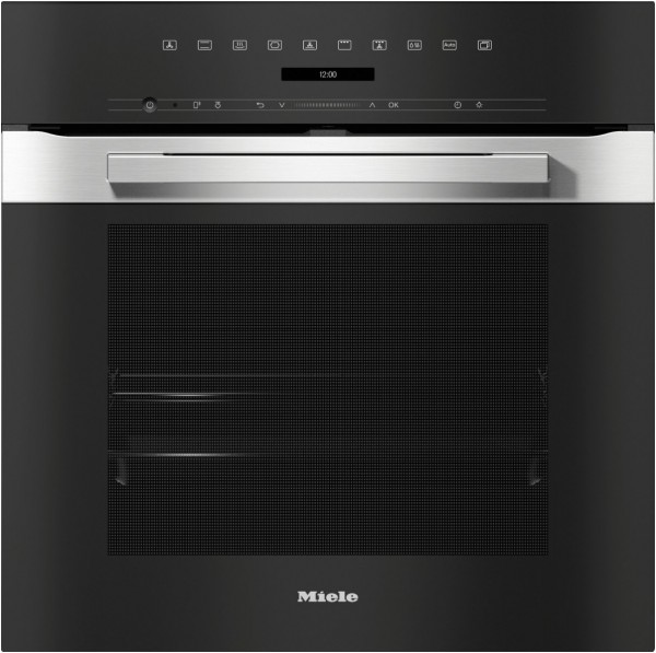 DGC 7250 Elektro-Backofen mit Dampfgarer edelstahl/cleansteel, 76 l, schnelles Vorheizen, Rückwand katalytisch beschichtet, 59,5 cm breit, A+