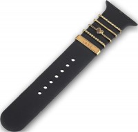 Smartwatch Charms shiny heart gold