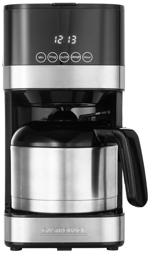 Design Essential S (10 Tassen) Filter-Kaffeemaschine mit Thermokanne