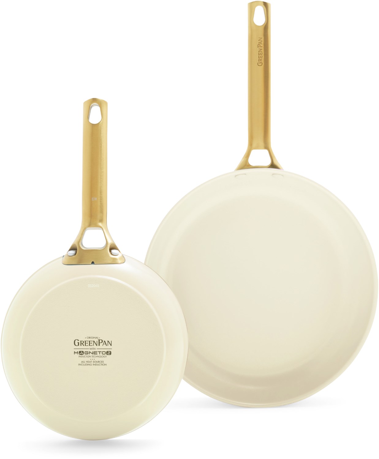 GreenPan Padova Reserve 20 + 26 cm Bratpfannenset Cream White