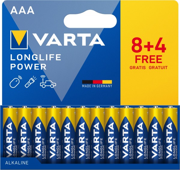 Longlife Power AAA 12er Blister Micro-Batterie