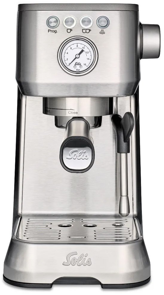 Barista Perfetta Plus Type 1170 v2 Siebträgermaschine silber, Milchbehälter, 16 bar, 1,7 l