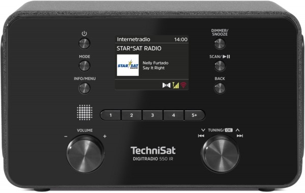 DigitRadio 550 IR Internetradio schwarz