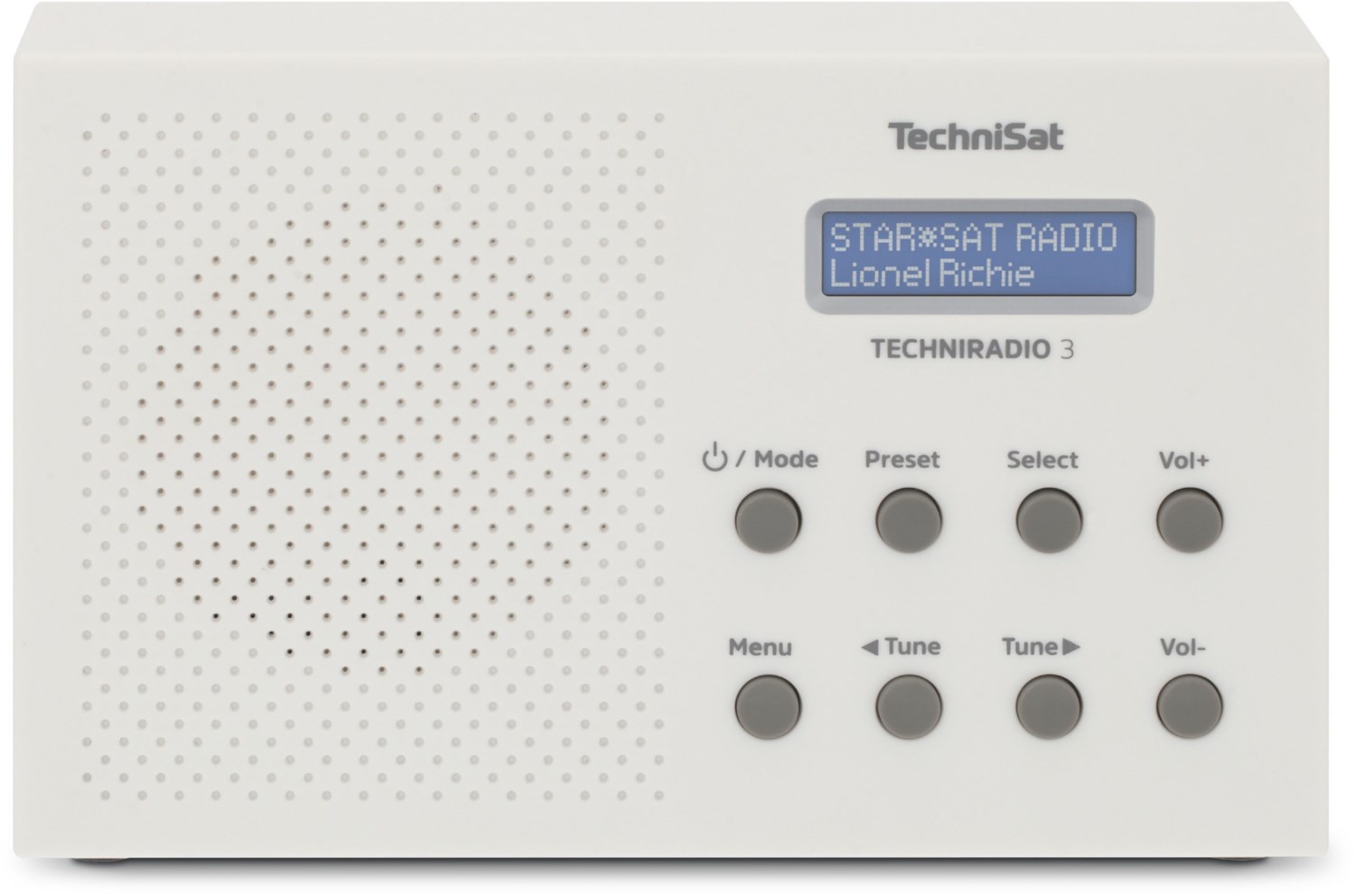 TechniRadio 3 Portables Radio weiß