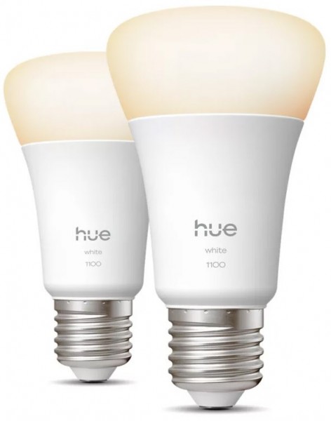 Hue White E27 1100 2er Pack LED-Leuchtmittel