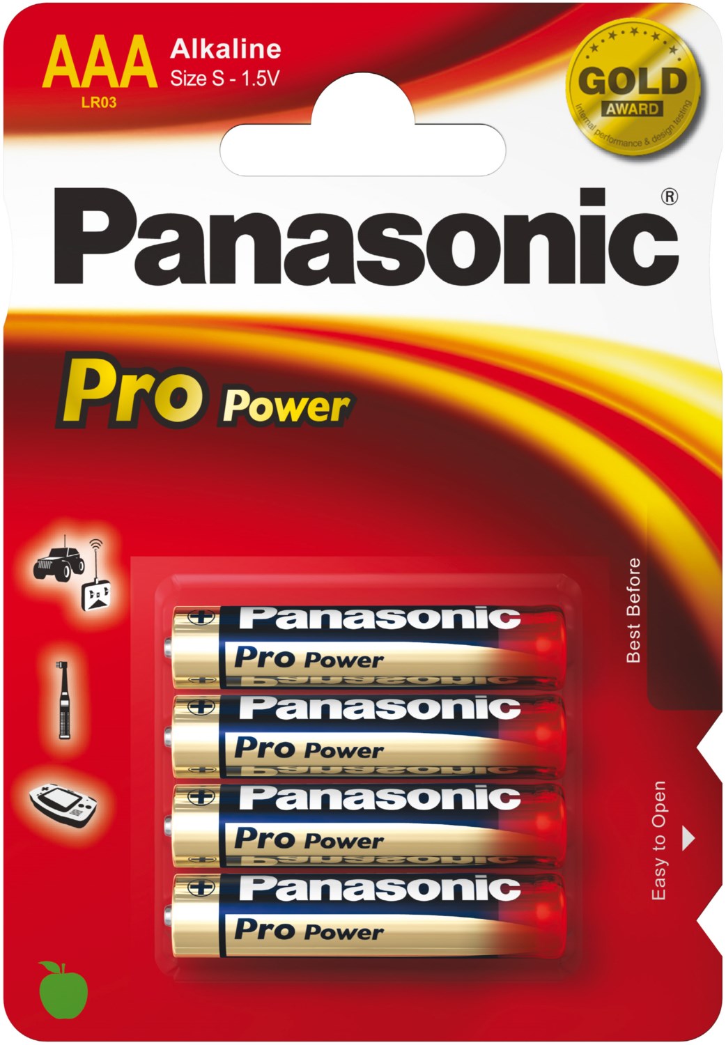 Panasonic Pro Power Micro LR03PPG/4BP MicroBatterie EURONICS
