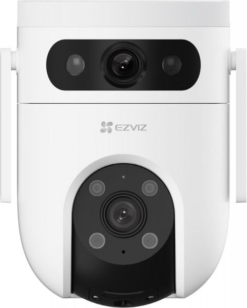 H9c Dual 2K Überwachungskamera weiß