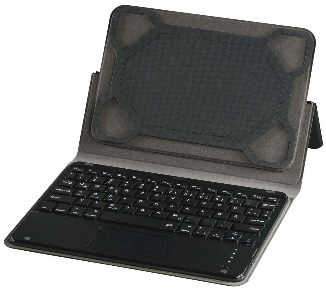Tablet-Case Premium mit Tastatur für Tablets 24-28cm (9,5-11") schwarz