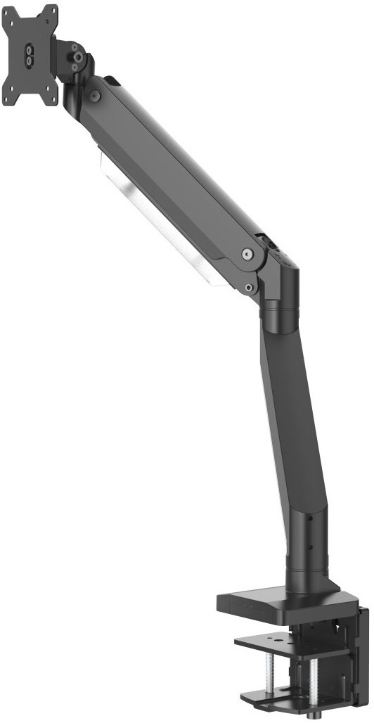 Monitorarm Fullmotion (35") 1-Arm Gasfeder schwarz