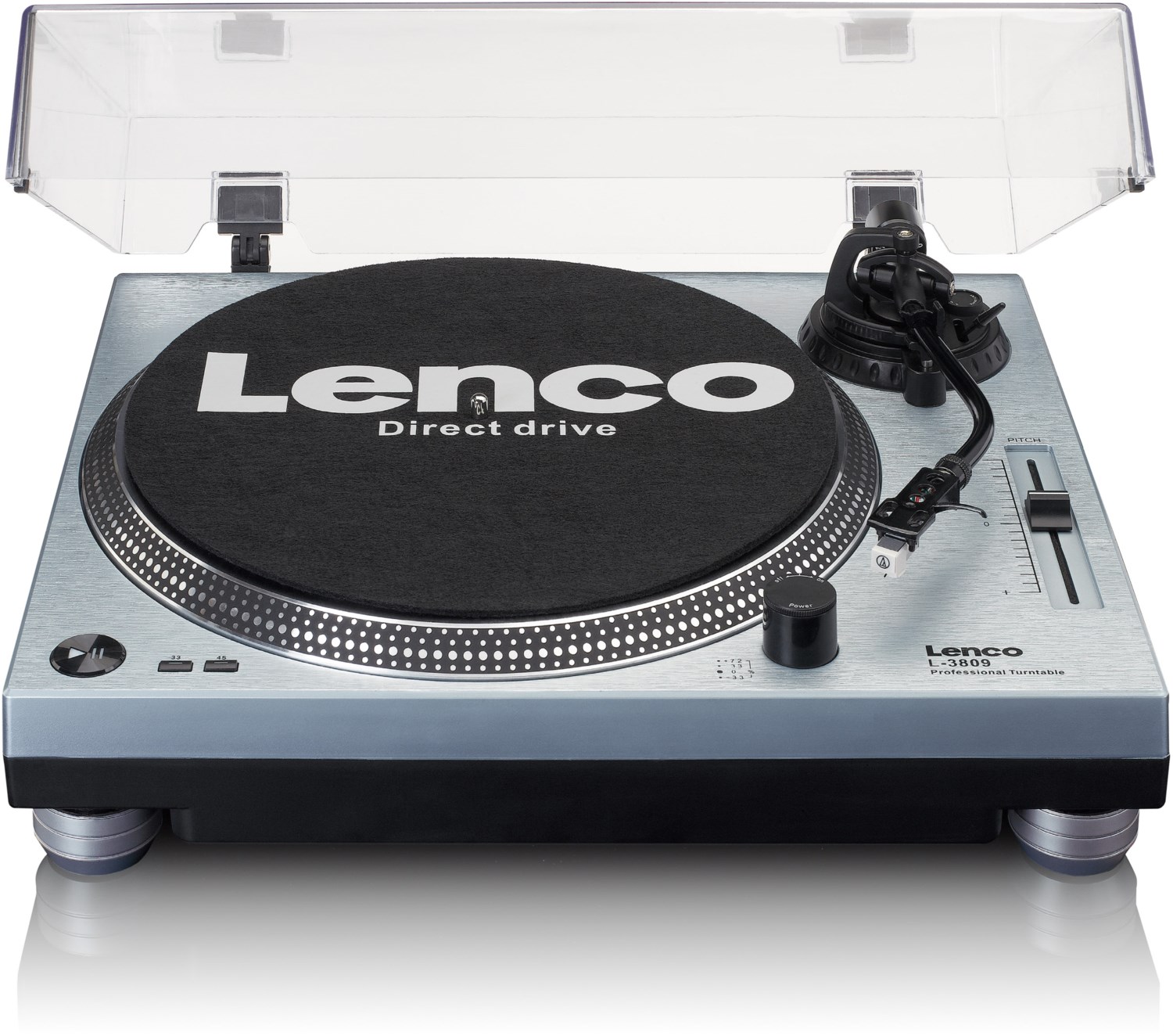 Image of L-3809ME Plattenspieler mit USB-Anschluss metallic/blau
