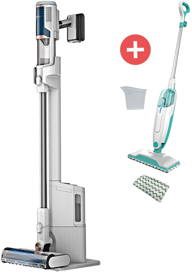 Image of BU3521EU Akkusauger + Dein Geschenk: Shark S1000EU Dampfreiniger