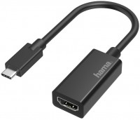 USB-C auf HDMI Adapter Konverter schwarz