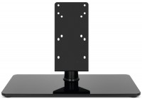 Tischfuß mit Glasboden für TechniLine 32/43 schwarz