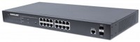 PoE+ Switch 16-Port Gigabit 2x SFP-Port