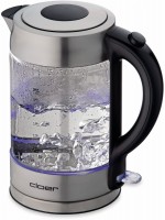 4429 Glas-Wasserkocher edelstahl/Glas