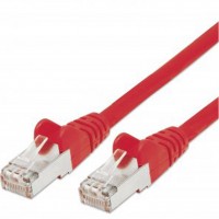 Patchkabel RJ45 S/FTP Cat6 LSOH rot (0,5m)