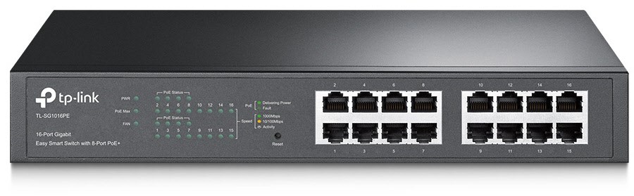 TL-SG1016PE 16-Port Gigabit Ethernet Switch