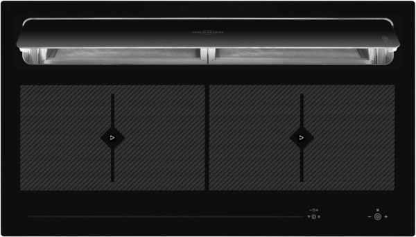 KFL 2094 bc Abluft Autark-Induktionsfeld mit Dunstabzug pure black