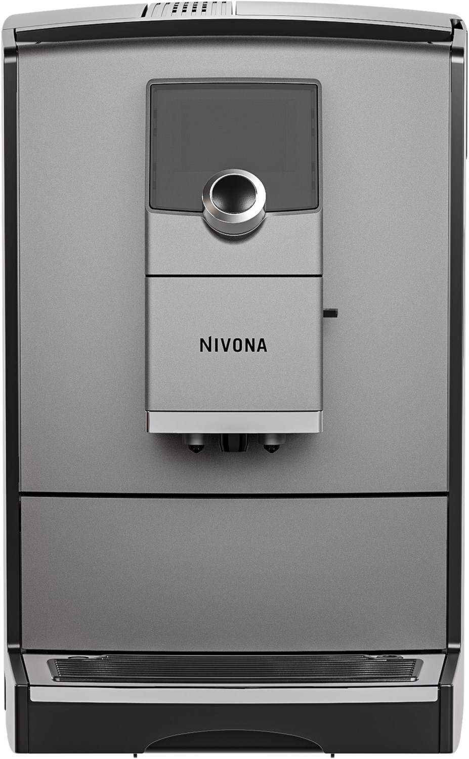 CafeRomatica NICR 790 Kaffee-Vollautomat mattschwarz/chrom, Latte Macchiato/Cappuccino, Stahl-Kegel-Mahlwerk, 15 bar, 2,2 l, Steuerung über Smartphone