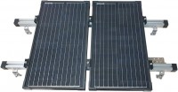 Ziegeldach-Montage Set für 2 Solarmodule silber/schwarz