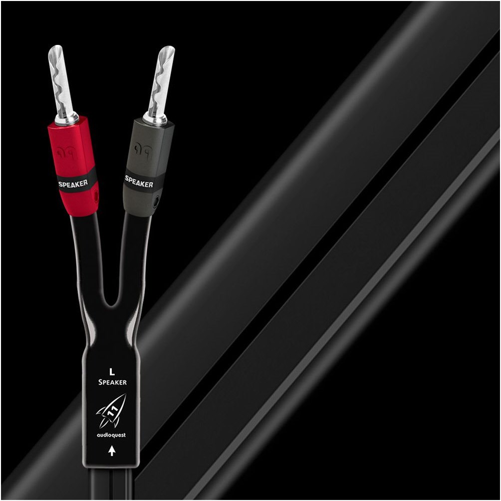 Rocket 22 2Stk. (2m) Lautsprecherkabel schwarz