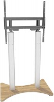 Resida Motorisierter TV-Standfuß silber/sonoma eiche