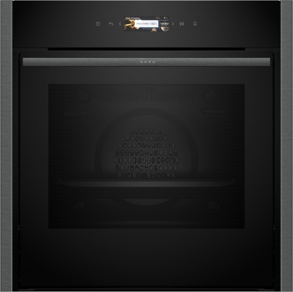 B44CR71G0K Einbaubackofen graphit, Pizza-Stufe, schnelles Vorheizen, Hefeteig-Gärstufe, Brotback-Stufe, WLAN, pyrolytische Selbstreinigung