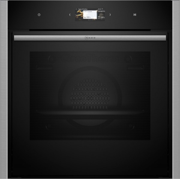 B64CS31N0 Einbaubackofen edelstahl, 71 l, Pizza-Stufe, schnelles Vorheizen, Hefeteig-Gärstufe, Brotback-Stufe, WLAN, Rückwand katalytisch beschichtet