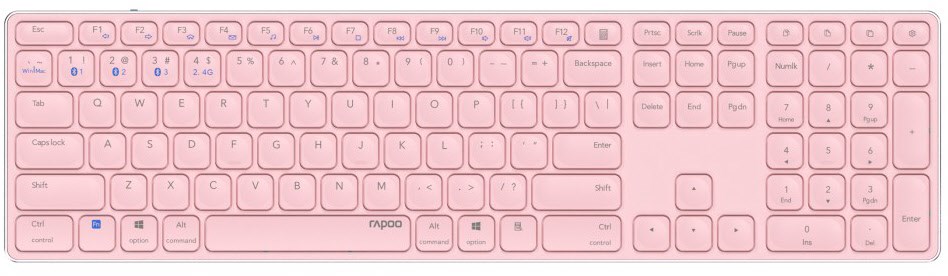 E9800M (DE) Kabellose Tastatur pink