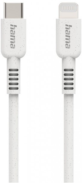 Ladekabel Eco (1m) USB-C>Lightning weiss