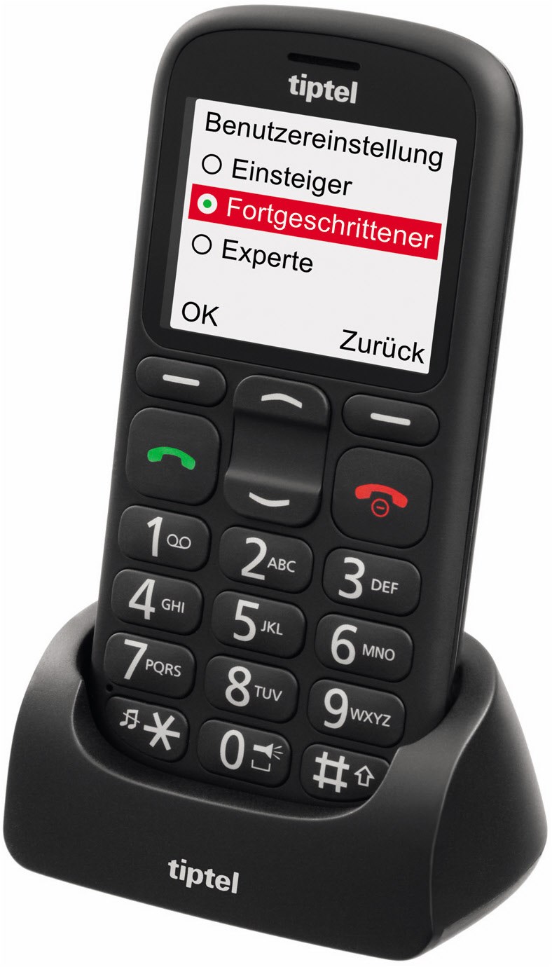 Ergophone 6380 Seniorenhandy schwarz